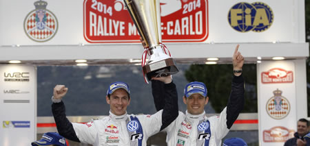 Podio Rallye Monte Carlo